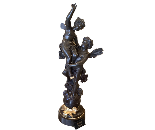 statue ancienne en bronze par Ernest RANCOULET