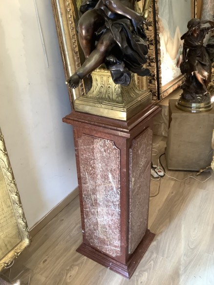 Torchère ancienne 19ème siècle En Bronze Doré