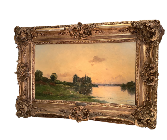 Tableau ancien 19ème siècle Par Hippolyte Camille Delpy