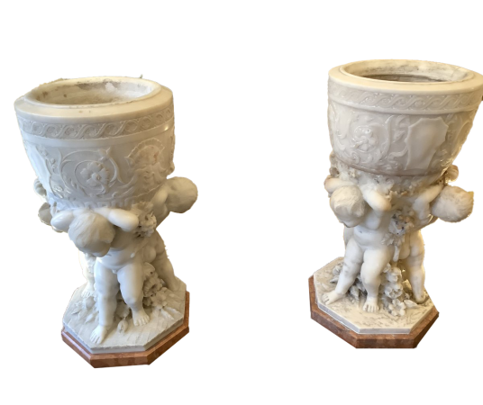 Pair Of Large Cups Marble...