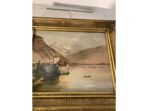 Tableaux anciens du  19ème Siècle - école Suisse