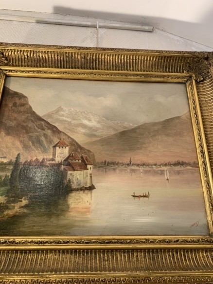 Tableaux anciens du  19ème Siècle - école Suisse