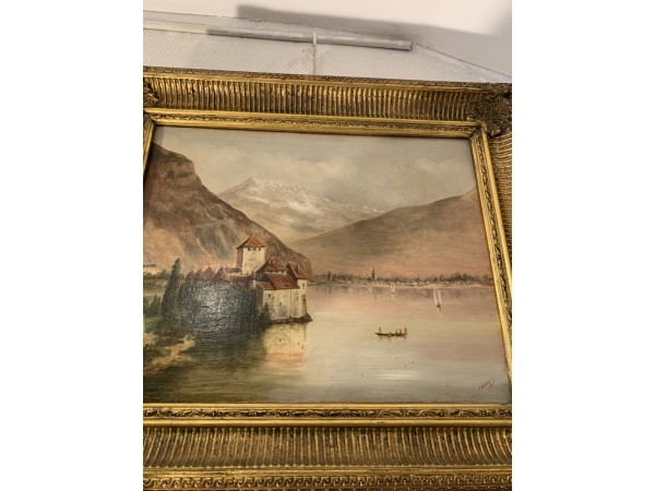 Tableaux anciens du  19ème Siècle - école Suisse