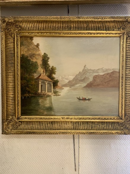 Tableaux anciens du  19ème Siècle - école Suisse