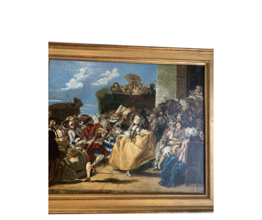 Tableau ancien du 18ème Siècle par Pietro Longhi