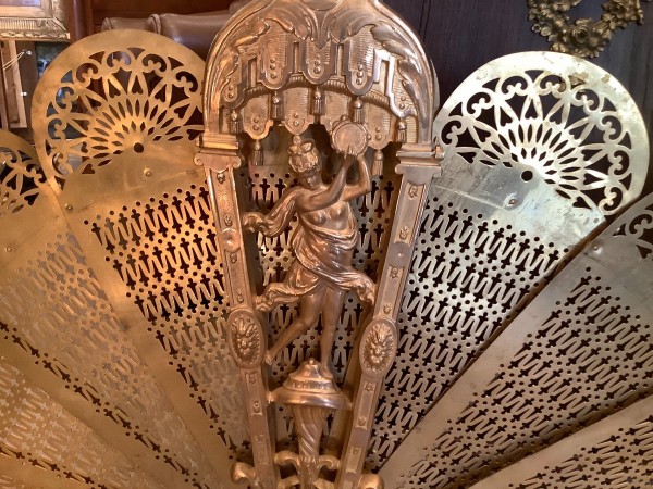 Louis XVI Style Gilt Bronze Firewall