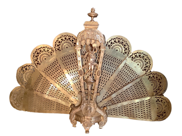 Pare Feu En Bronze Doré Style Louis XVI