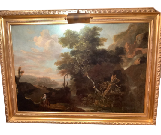 Tableau Du 18ème Siècle Hollandais Paysage