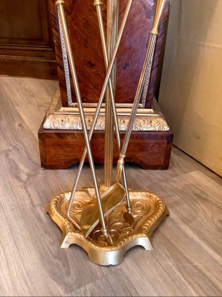 Nécessaire De Cheminée D époque Fin 19ème Siècle
