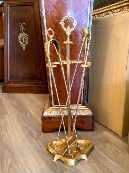Nécessaire De Cheminée D époque Fin 19ème Siècle