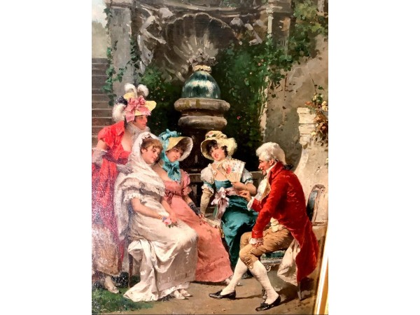 Table 19th century "the Galante...