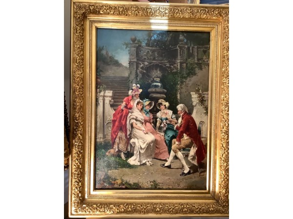 Table 19th century "the Galante...
