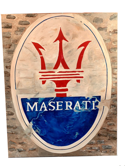 Tableau symbole Maserati Par Klay Los