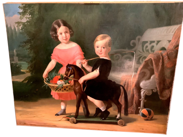 Peinture Française du 19ème Siècle - Les Enfants Royaux