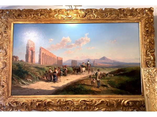 19th Century Painting By Johann Zanhd...