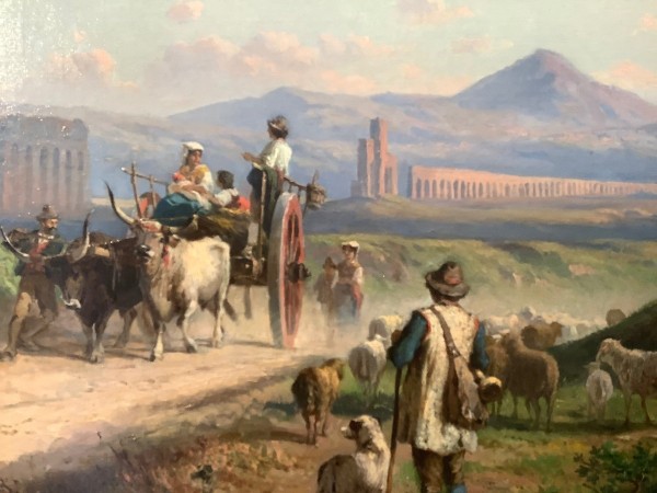 19th Century Painting By Johann Zanhd...