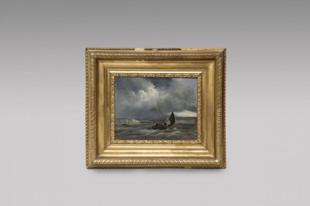Tableau ancien Huile Sur Toile Par Johnson